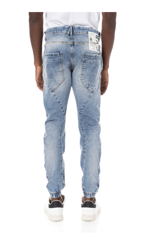 Cover Denim Ανδρικό Τζιν Παντελόνι TIGER F2872-28 - Washed Blue