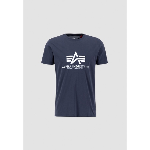 Alpha Industries Ανδρικό BASIC T-Shirt Βαμβακερό Regular-Fit – Navy