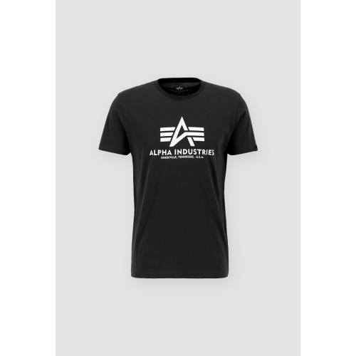 Alpha Industries Ανδρικό BASIC T-Shirt Βαμβακερό Regular-Fit – Black