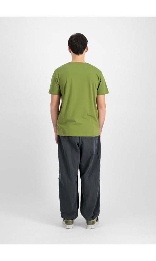 Alpha Industries Ανδρικό COLLEGE CAMO T-Shirt Βαμβακερό Regular-Fit – Moss Green