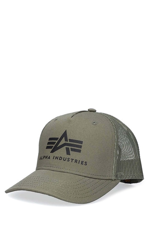 Alpha Industries BASIC Trucker Cap Βαμβακερό – Dark Green