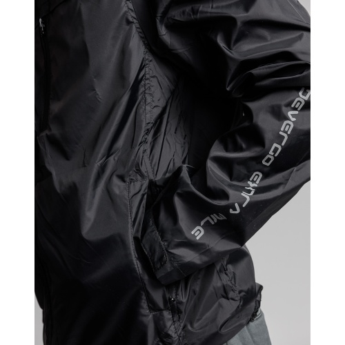 Devergo Ανδρικό Μπουφάν με Κουκούλα 3002 Nylon Regular-Fit - Black