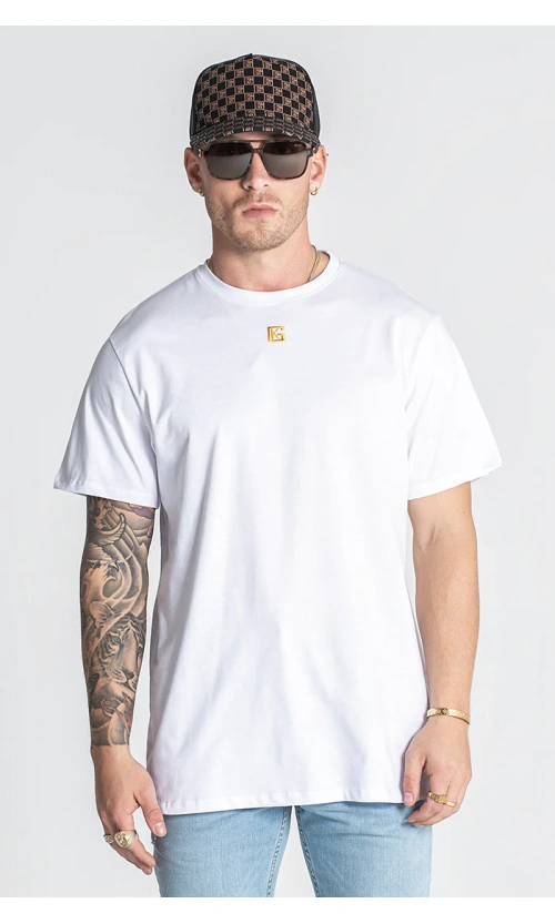 Gianni Kavanagh Ανδρικό CLONE II T-Shirt Βαμβακερό Regular-Fit – White