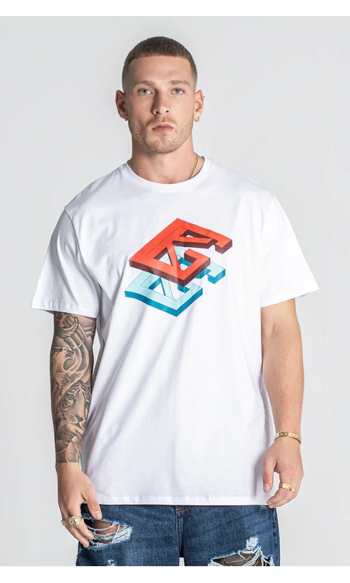 Gianni Kavanagh Ανδρικό ECHO T-Shirt Βαμβακερό Regular-Fit – White
