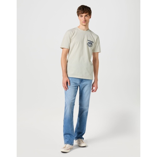 Wrangler Ανδρικό GRAPHIC 112350441 T-Shirt Βαμβακερό Regular-Fit – Vintage White