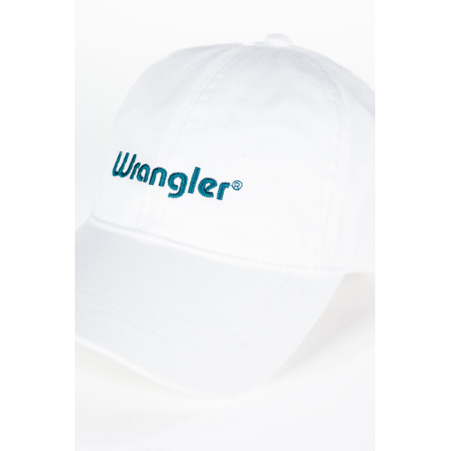 Wrangler WASHED LOGO Cap Βαμβακερό - White
