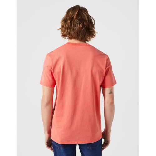 Wrangler Ανδρικό GRAPHIC 112351267 T-Shirt Βαμβακερό Regular-Fit – Burnt Sienna