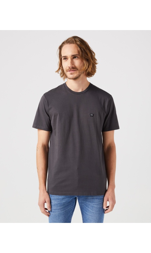 Wrangler Ανδρικό SIGN OFF 112351320 T-Shirt Βαμβακερό Regular-Fit – Faded Black