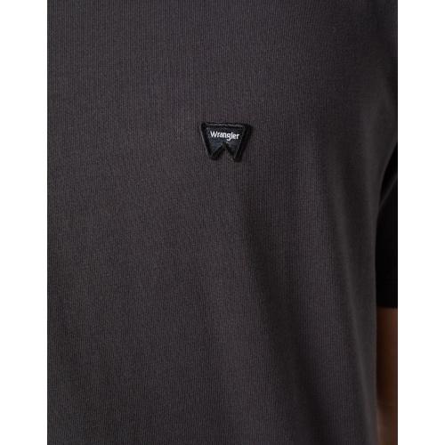 Wrangler Ανδρικό SIGN OFF 112351320 T-Shirt Βαμβακερό Regular-Fit – Faded Black