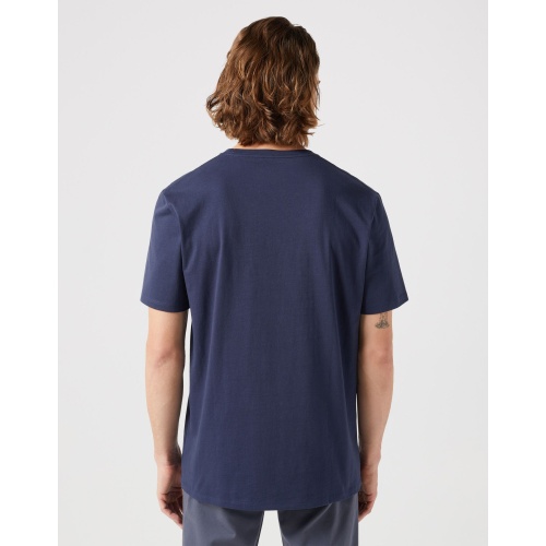 Wrangler Ανδρικό AMERICANA 112352841 T-Shirt Βαμβακερό Regular-Fit – Navy Blue
