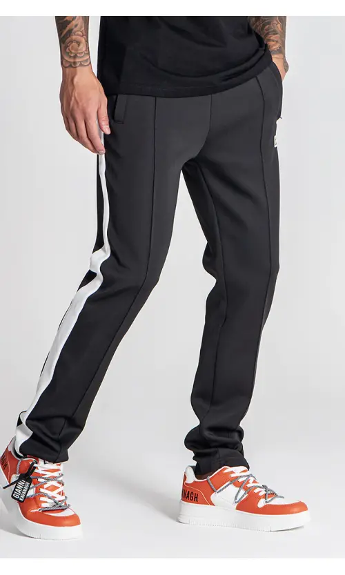 Gianni Kavanagh Ανδρική TROPICANA Φόρμα Παντελόνι Πολυεστερική Regular-Fit – Black