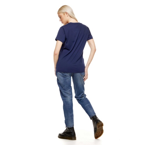 False Alarm STARLET T-Shirt Βαμβακερό Slim-Fit – Blue