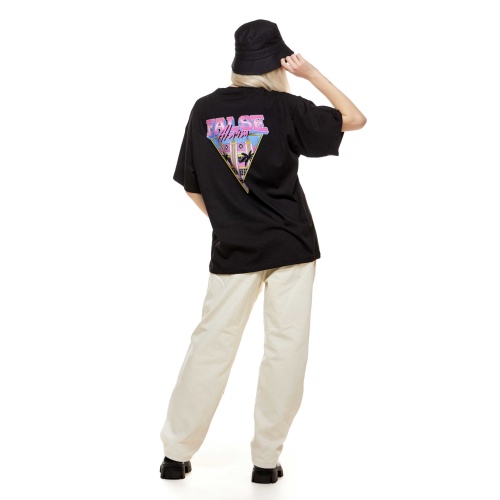 False Alarm VICE CITY T-Shirt Βαμβακερό Oversize-Fit – Black