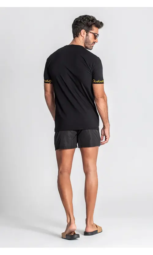 Gianni Kavanagh Ανδρικό AUTHENTIC T-Shirt Βαμβακερό Slim-Fit – Black