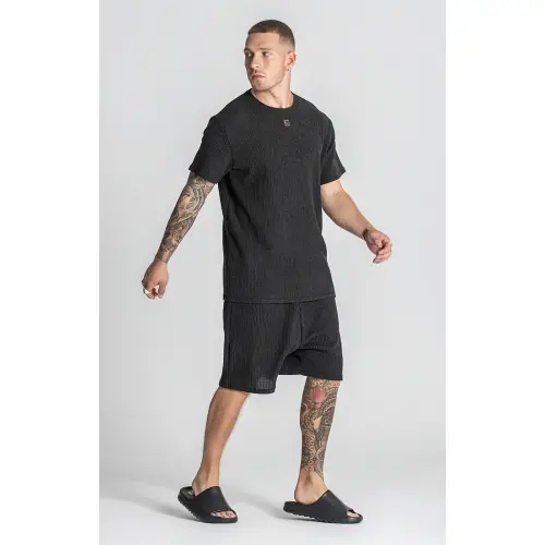 Gianni Kavanagh Ανδρικό RESORT T-Shirt Πολυεστερικό Regular-Fit - Black