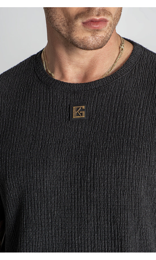 Gianni Kavanagh Ανδρικό RESORT T-Shirt Πολυεστερικό Regular-Fit - Black