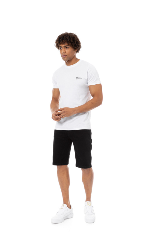 Cover Denim Ανδρικό V DATE GV044-28 Denim Shorts Βαμβακερό Slim-Fit – Black