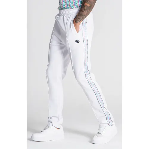 Gianni Kavanagh Ανδρική PARADISO Φόρμα Παντελόνι Πολυεστερική Regular-Fit – White